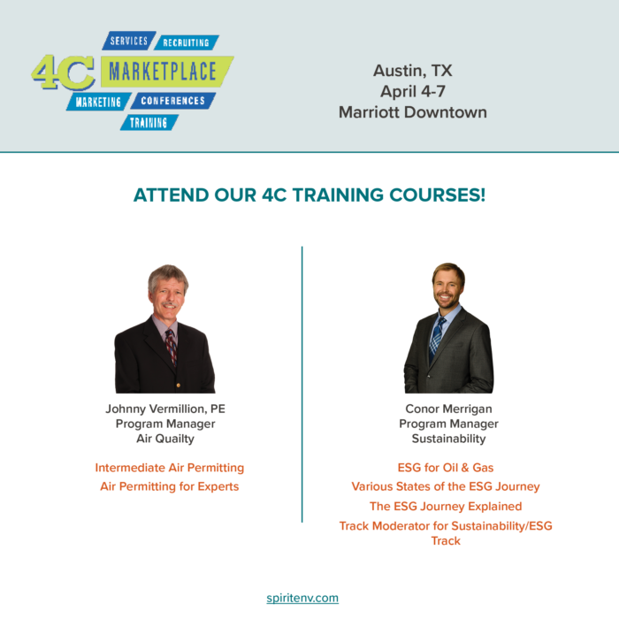 2023 4C Conference Is Next Week! Spirit Environmental Consultants